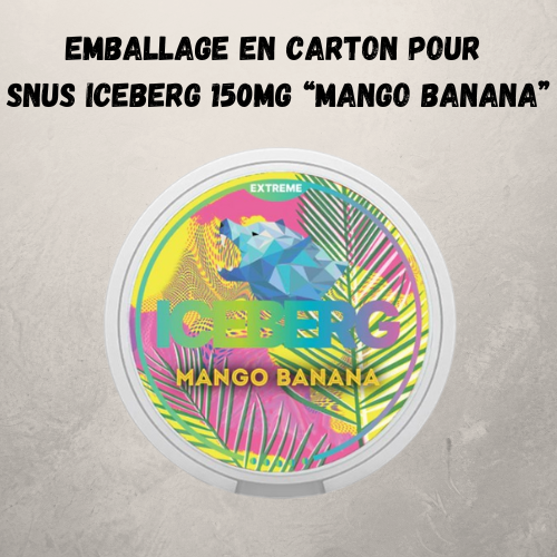 Emballage pour Snus Iceberg 150mg