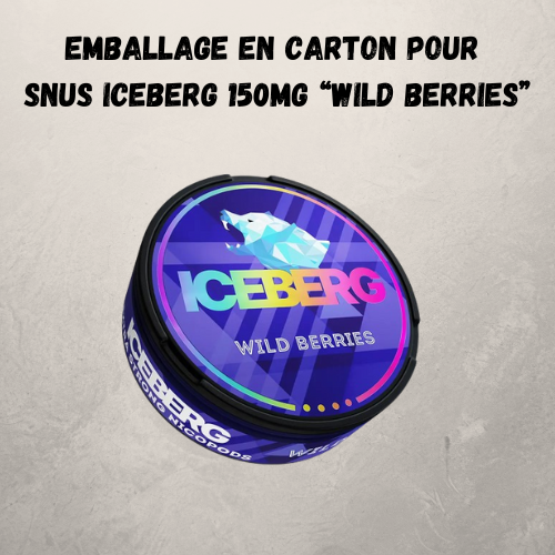 Packaging for Snus Iceberg 150mg