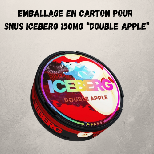 Packaging for Snus Iceberg 150mg