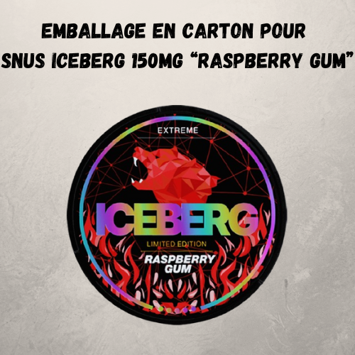 Packaging for Snus Iceberg 150mg