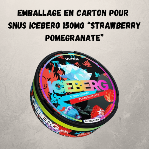 Packaging for Snus Iceberg 150mg