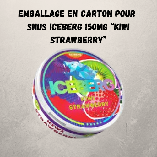 Packaging for Snus Iceberg 150mg