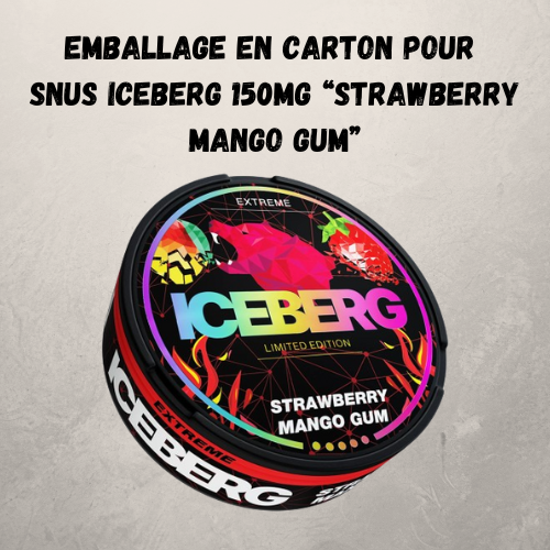 Packaging for Snus Iceberg 150mg