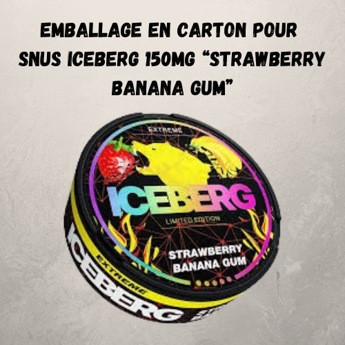 Emballage pour Snus Iceberg 150mg