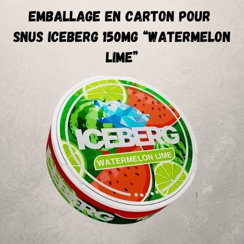 Emballage pour Snus Iceberg 150mg