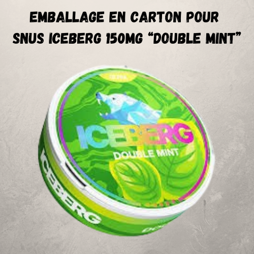 Emballage pour Snus Iceberg 150mg