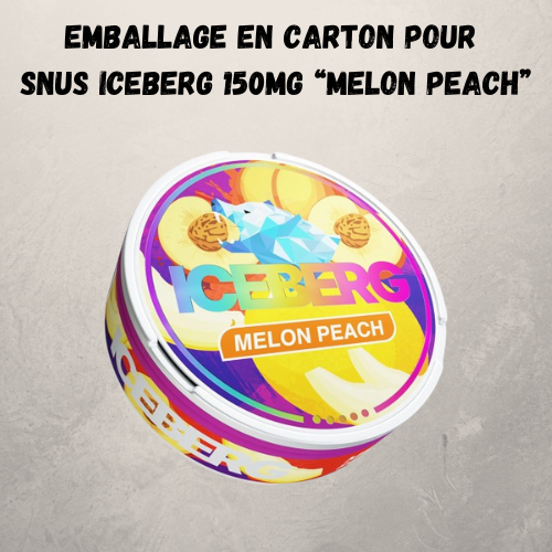 Emballage pour Snus Iceberg 150mg