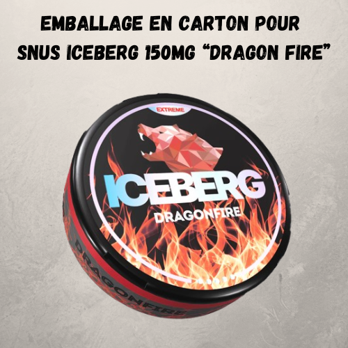 Emballage pour Snus Iceberg 150mg