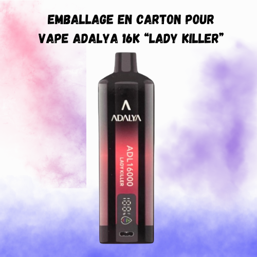 Packaging for Vape ADALYA 16K