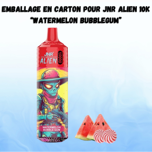 Packaging for JNR ALIEN 10K DISPOSABLE