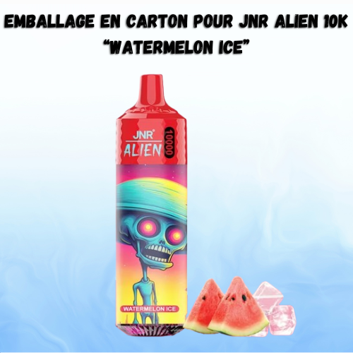 Packaging for JNR ALIEN 10K DISPOSABLE