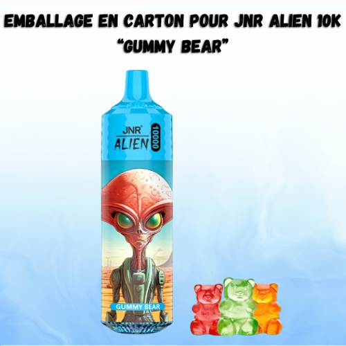 تغليف من أجل JNR ALIEN 10K JETABLE