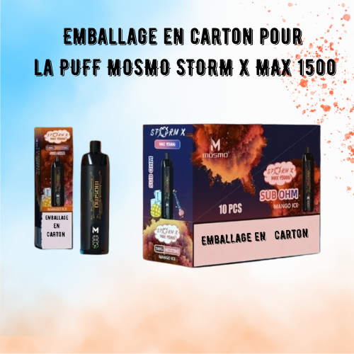 Emballage pour MOSMO STORM X MAX 15K