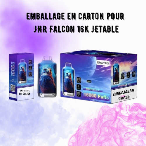 Emballage pour JNR Falcon 16K Jetable